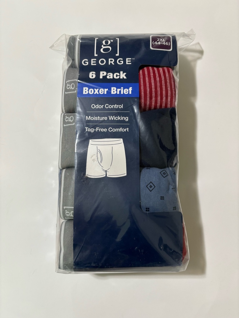 George Mens Boxer Briefs Size 2XL